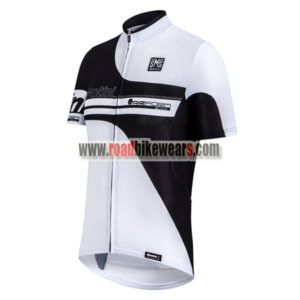 2017 Team Santini Cycling Jersey Shirt White Black