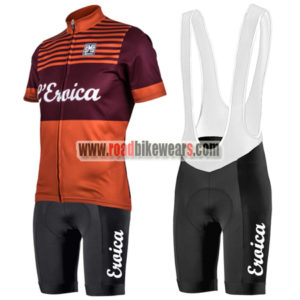 2017 Team Santini L'Eroica Gaiole in Chianti Cycling Bib Kit
