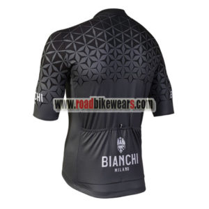 2018 Team BIANCHI Biking Jersey Maillot Shirt Black Grey