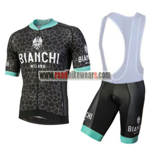2018 Team BIANCHI Cycle Bib Kit Black Blue