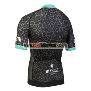 2018 Team BIANCHI Cycle Jersey Maillot Shirt Black Blue