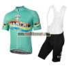 2018 Team BIANCHI Cycling Bib Kit Blue Colorful