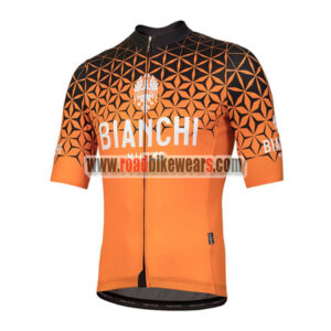 2018 Team BIANCHI Cycling Jersey Shirt Yellow Black