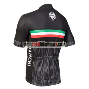 2018 Team BIANCHI MILANO Biking Jersey Maillot Shirt Black