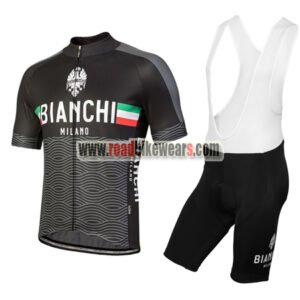 2018 Team BIANCHI MILANO Cycle Bib Kit Black
