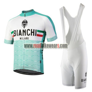 2018 Team BIANCHI MILANO Cycle Bib Kit Blue White
