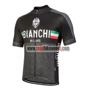 2018 Team BIANCHI MILANO Racing Jersey Maillot Shirt Black