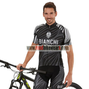 2018 Team BIANCHI Riding Kit Black White Grey