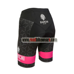2018 Team BIANCHI Women's Lady Riding Shorts Bottoms Black Pink