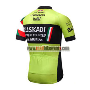 2018 Team EUSKADI Biking Jersey Maillot Shirt Green Black