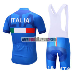 2018 Team ITALIA Riding Bib Kit Blue