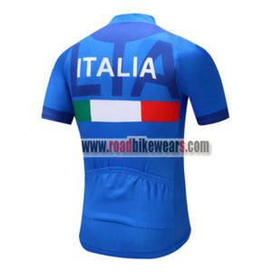 2018 Team ITALIA Riding Jersey Maillot Shirt Blue