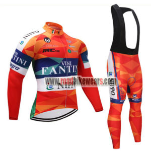 2018 Team VINI FANTINI NIPPO Cycling Long Bib Suit Colorful