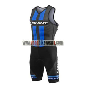 2017 Team GIANT Cycling Skin Suit Speedsuit Triathlon Black Blue2017 Team GIANT Cycling Skin Suit Speedsuit Triathlon Black Blue