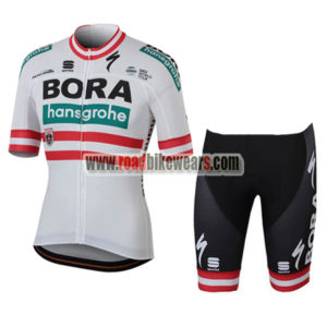 2018 Team BORA hansgrohe Austria Biking Kit White