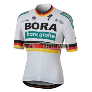 2018 Team BORA hansgrohe Germany Cycling Jersey Shirt White