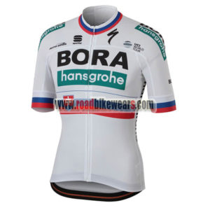 2018 Team BORA hansgrohe Slovakia Cycling Jersey Shirt White