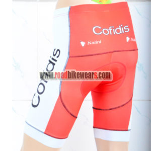 2018 Team Cofidis Bike Riding Shorts Bottoms Red White