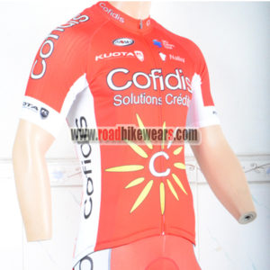 2018 Team Cofidis Cycling Jersey Shirt Red White