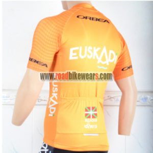 2018 Team EUSKADI Bikie Riding Jersey Shirt Yellow