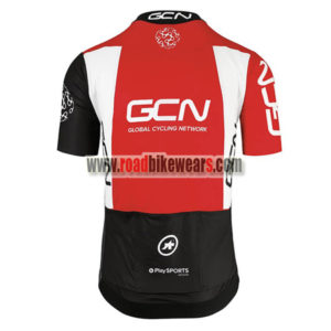 2018 Team GCN Biking Jersey Mailot Shirt Black Red