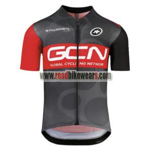 2018 Team GCN Cycling Jersey Mailot Shirt Black Red
