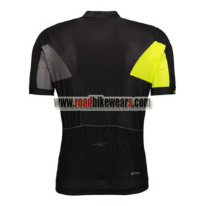 2018 Team SCOTT Biking Jersey Maillot Shirt Black Yellow