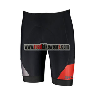 2018 Team SCOTT Cycle Shorts Bottoms Black Red