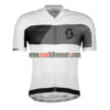 2018 Team SCOTT Cycling Jersey Maillot Shirt White Black
