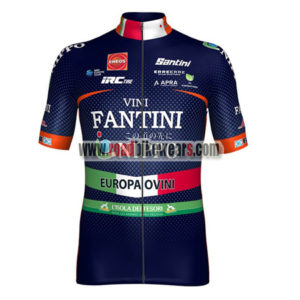 2018 Team VINI FANTINI NIPPO Cycle Outfit Biking Jersey Top Shirt Maillot  Cycliste Blue
