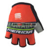 2018 Pro Team BAHRAIN MERIDA Cycling Gloves Mitts Red Blue