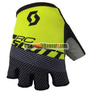 2018 Team SCOTT Cycling Gloves Mitts Yellow Black
