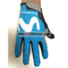 2018 Team Movistar Riding Full Finger Gloves Blue