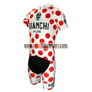 2017 Team BIANCHI Tour de France Cycling Kit Polka Dot