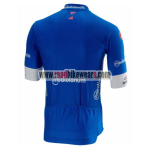 2018 Team Castelli LaGazzettadello Sport Giro d'Italia Racing Jersey Shirt Blue