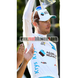 2018 Team AG2R Tour de France Krys Cycling Long Jersey Shirt White
