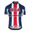 2018 Team ASSOS USA Cycling Jersey Shirt Blue Red