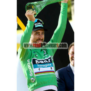 2018 Team BORA hansgrohe Tour de France Cycling Long Jersey Green