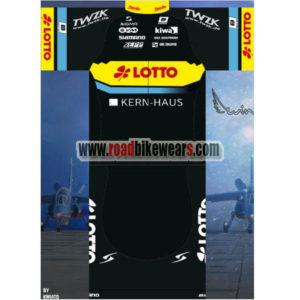 2018 Team LOTTO KERN-HAUS Cycling Kit Black Yellow Blue