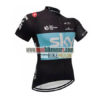 2018 Team SKY Castelli Cycling Jersey Riding Shirt Black Blue