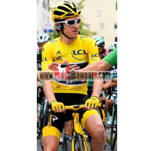 18 Team SKY Ocean rescue Tour de France Cycling Kit Yellow
