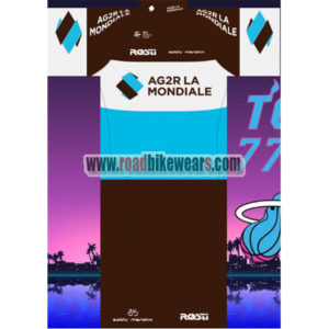 2019 Team AG2R LA MONDIALE Riding Outfit Cycle Clothing Kit