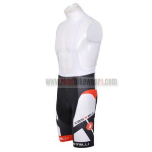 2012 Team CASTELLI Cycle Bib Shorts White Black