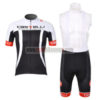2012 Team CASTELLI Cycling Bib Kit White Black