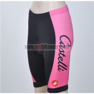 2012 Team CASTELLI Women Cycle Shorts Pink Black