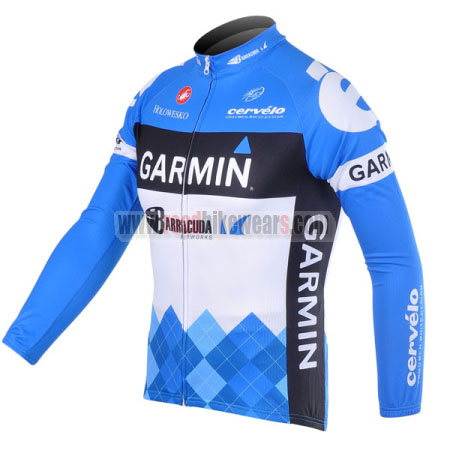 Fabrikant lytter acceptere 2012 Team GARMIN Cycle Apparel Biking Long Sleeves Jersey Maillot Cycliste  | Road Bike Wear Store