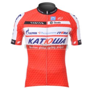 2012 Team KATUSHA Cycling Jersey Shirt ropa de ciclismo Red