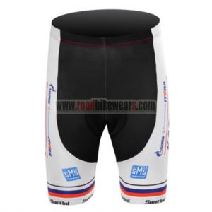 2012 Team KATUSHA Cycling Shorts White