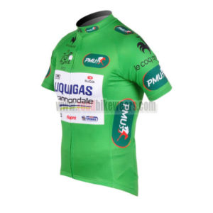 2012 Team LIQUIGAS cannondale Tour de France Cycle Jersey Shirt ropa de ciclismo Green