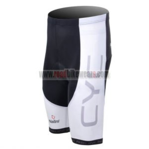 2012 Team NALINI Cycle Shorts White Black